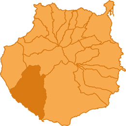 Mapa del municipio de Mogán